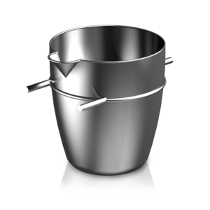 XRF crucible made of Platinum/Gold 95/5, reinforced bottom XRF crucible made of Platinum/Gold 95/5, reinforced bottom