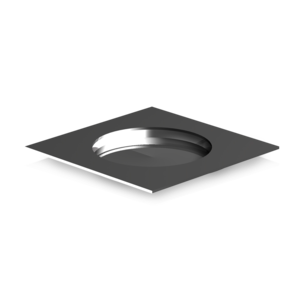 XRF casting dish made of Platinum/Gold 95/5, diameter 29 mm, reinforced bottom