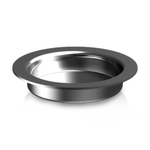 XRF casting dish made of Platinum/Gold 95/5, diameter 30 mm, reinforced bottom
