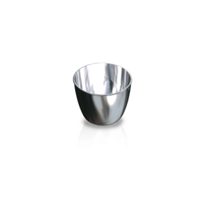 Crucible made of Platinum/Gold 95/5%, wide form, 10 ml, reinforced rim