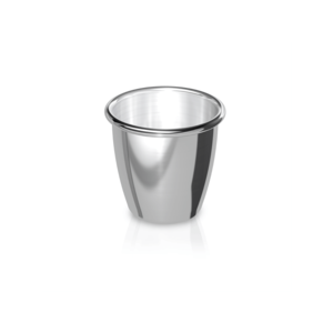 Crucible made of Platinum/Gold 95/5%, high form, 25 ml, reinforced rim