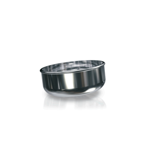 Dish made of Platinum/Gold 95/5%,reinforced rim, without pouring lip, 80 ml