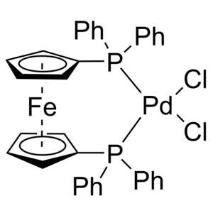 Dichlor[1,1'-ferrocenylbis(diphenylphosphan)]palladium dichlormethan | CAS: 95464-05-4