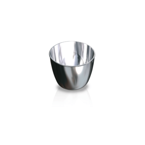 Crucible made of Platinum, wide form, 12 ml, reinforced rim